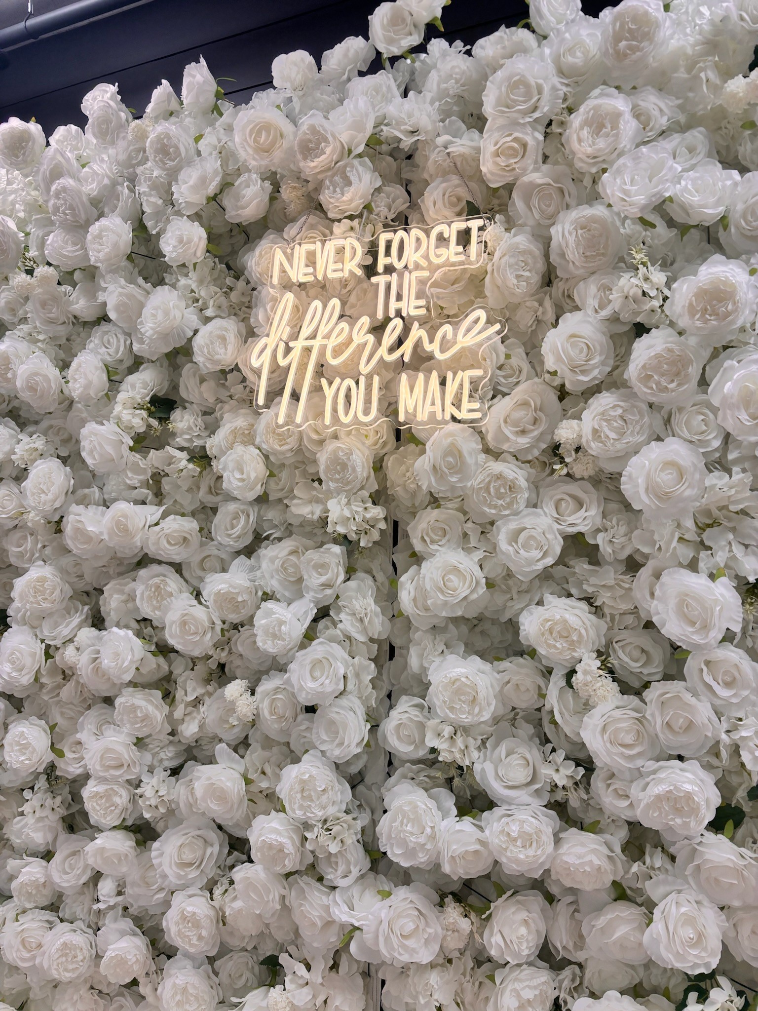 Sequin wall setup photo 1